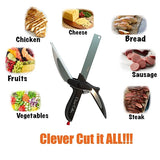 2-in-1 Clever Cutter & Smart Food Chopper: Fast and Easy Kitchen Slicing Tool